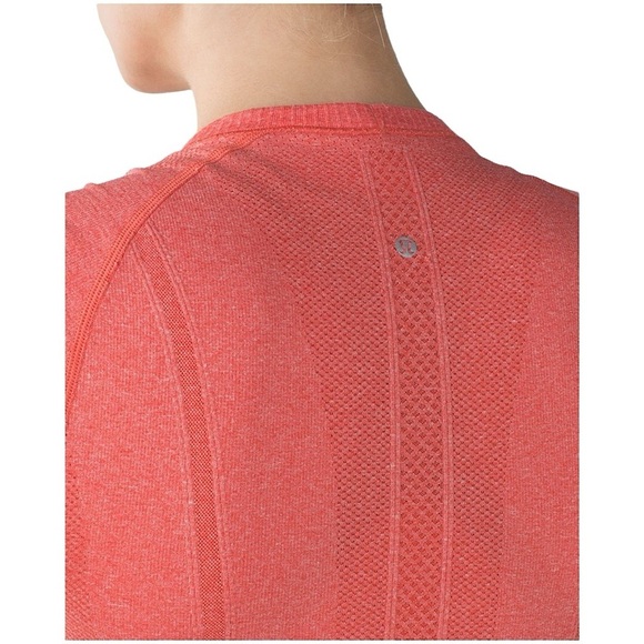 LULULEMON Swiftly Tech Short Sleeve Crew in Heathered Alarming - Picture 4 of 13